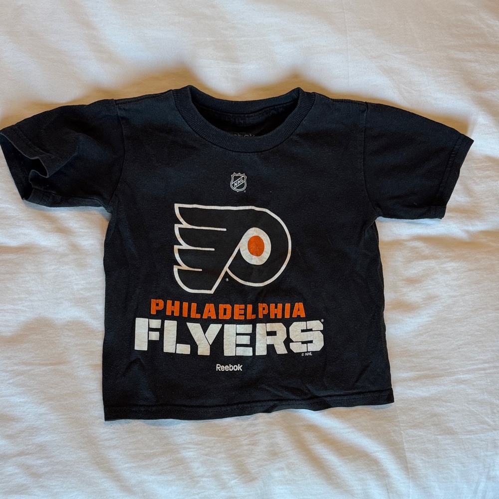 Reebok Kids Black Philadelphia Flyers Tee 2t